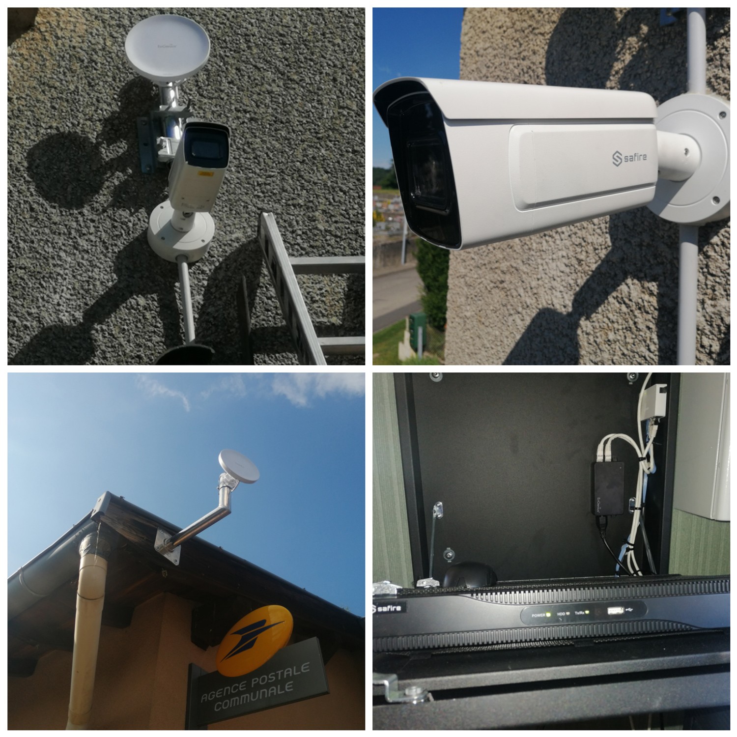 Videosurveillance Hikvision / Liaison radio Camera-enregistreur