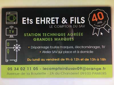 Ets EHRET & FILS